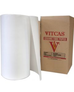Papier en fibres de céramique 1260°C au mètre - VITCAS