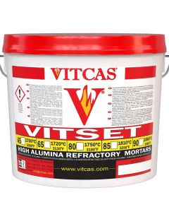 Vitset 45-Mortier réfractaire pré-mélangé 1700°C - VITCAS