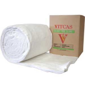 Couverture isolante en fibres bio-solubles 1200°C, 25 mm – au mètre