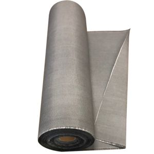 Tissu en fibre de verre avec revêtement en silicate de calcium 