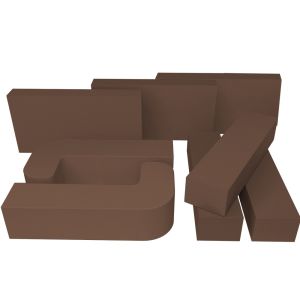 VITCAS briques réfractaires -marron