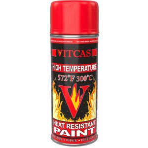 Peinture haute température 300°C – aérosol rouge