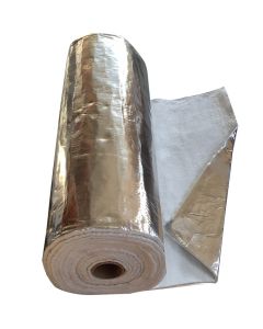 Couverture de Cheminée en Aluminium Recouvert d’Isolant - 12mm x 1m par mètre