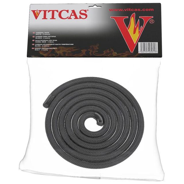 Pack Corde Pour Poêle Noir (2m) - VITCAS