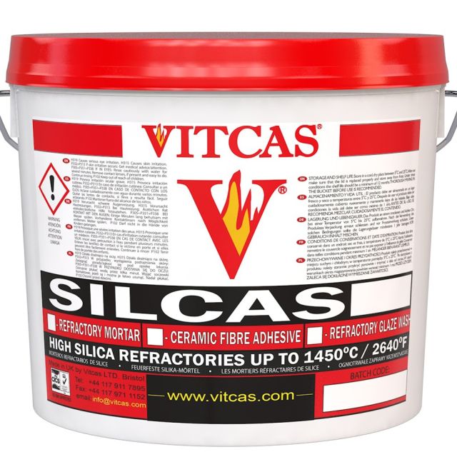 Silcas A-mortier réfractaire 1400°C - VITCAS