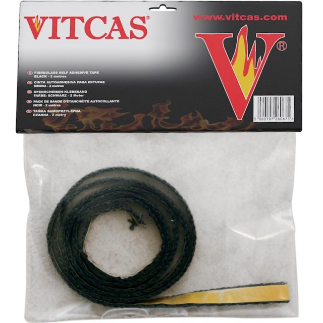 Bande Thermique Adhésive en fibre de verre Noire - 2M - VITCAS