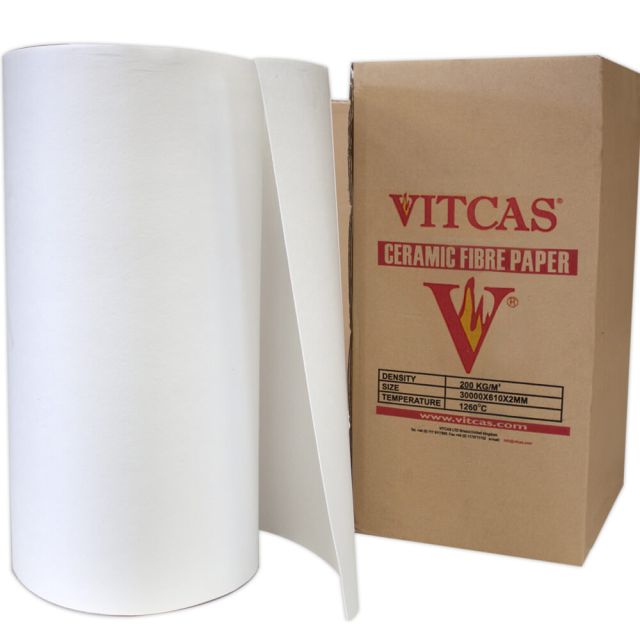 Papier en fibres de céramique 1260°C - VITCAS