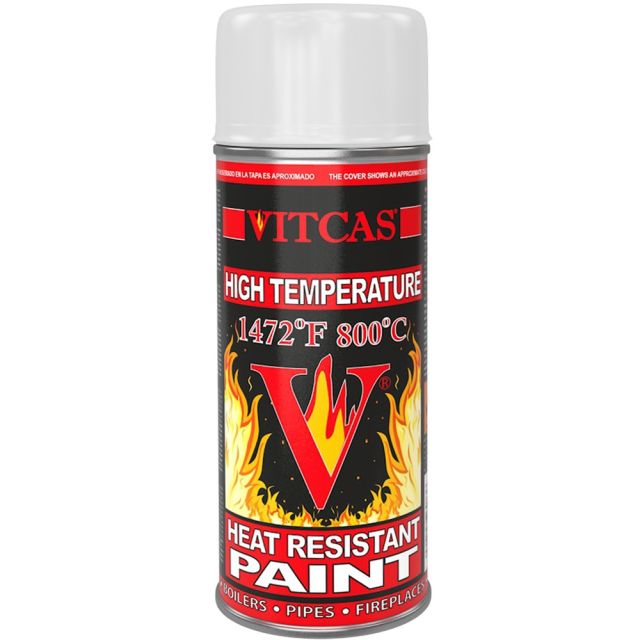 Peinture Aérosol Thermorésistante – Blanche - VITCAS