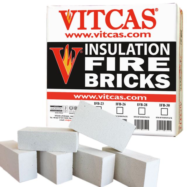 Briques Réfractaires Isolantes –VITCAS Grade 26 -1430°C