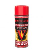 Peinture Aérosol Thermorésistante – Rouge - VITCAS