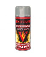Peinture Aérosol Thermorésistante – Argent - VITCAS