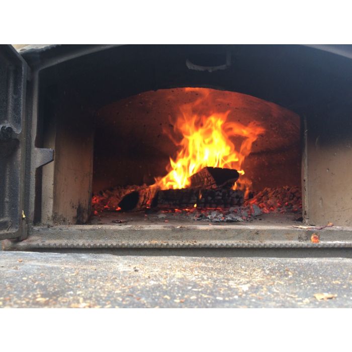 Porte De Four En Fonte Avec Thermomètre - 91x65 Cm, Neuve, Pour Fumoir Ou Four à Pizza