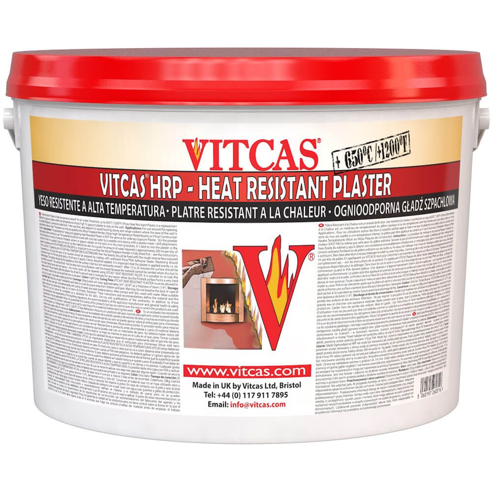 VITCAS Plâtre résistant à la chaleur 650°C