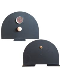 Porte en métal pour four extérieur - autonome