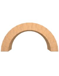 Arche en Briques Réfractaires Set de 17 briques